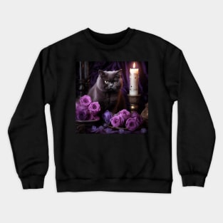 Goth British Shorthair Crewneck Sweatshirt